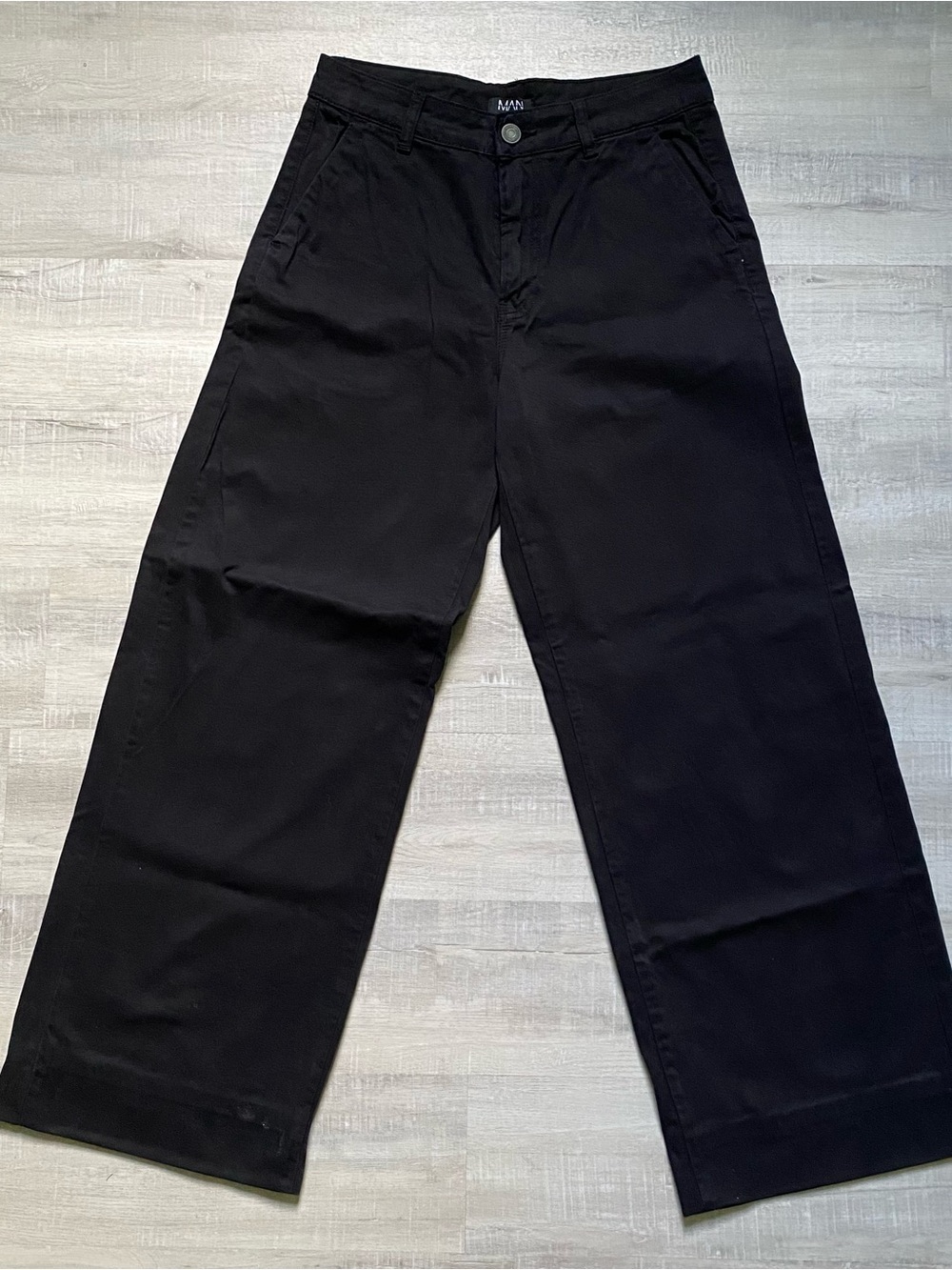 Women’s Barrel Black Wide-Leg Pants